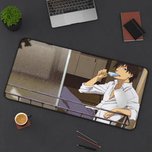 Load image into Gallery viewer, Darker Than Black Hei Mouse Pad (Desk Mat) On Desk
