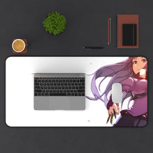 Load image into Gallery viewer, Monogatari (Series) Mouse Pad (Desk Mat) With Laptop
