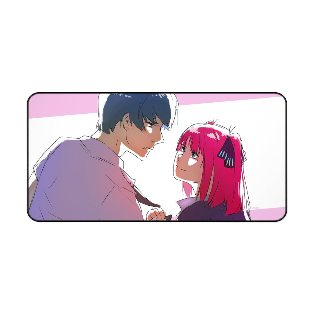 The Quintessential Quintuplets Nino Nakano, Fuutarou Uesugi Mouse Pad (Desk Mat)