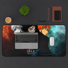 Load image into Gallery viewer, Ichigo Kurosaki, Zangetsu (Bleach) Mouse Pad (Desk Mat) With Laptop
