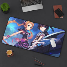 Load image into Gallery viewer, Love, Chunibyo &amp; Other Delusions Rikka Takanashi, Sanae Dekomori Mouse Pad (Desk Mat) On Desk

