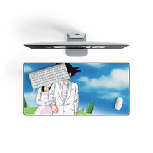 Load image into Gallery viewer, Goku and Chi-Chi Marriage Mouse Pad (Desk Mat) On Desk

