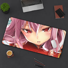 Load image into Gallery viewer, Guilty Crown Inori Yuzuriha Mouse Pad (Desk Mat) On Desk
