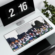 Load image into Gallery viewer, Girls und Panzer Mouse Pad (Desk Mat) With Laptop

