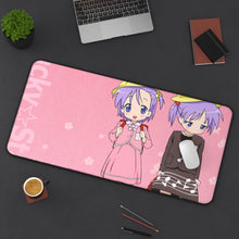 Load image into Gallery viewer, Lucky Star Kagami Hiiragi, Tsukasa Hiiragi Mouse Pad (Desk Mat) On Desk
