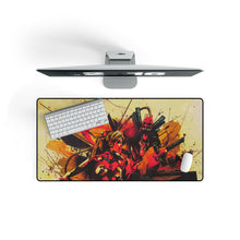 Load image into Gallery viewer, Asuka and Unit 02 Street Art Mouse Pad (Desk Mat) On Desk
