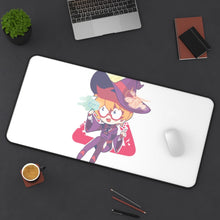 Load image into Gallery viewer, Little Witch Academia Computer Keyboard Pad, Lotte Yanson Mouse Pad (Desk Mat) On Desk
