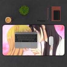 Load image into Gallery viewer, Yuzu x Mei Mouse Pad (Desk Mat) With Laptop
