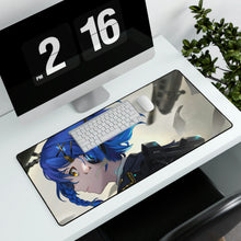 Load image into Gallery viewer, Anime Girl Android Blue Hair Mouse Pad (Desk Mat)
