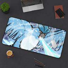 Load image into Gallery viewer, Articuno | Ice Beam Mouse Pad (Desk Mat) On Desk
