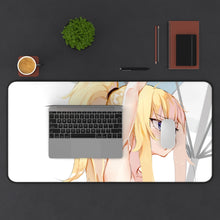 Load image into Gallery viewer, Gabriel DropOut Gabriel Tenma White Mouse Pad (Desk Mat) With Laptop
