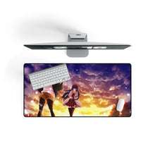Load image into Gallery viewer, Sunset Snow Mouse Pad (Desk Mat) On Desk
