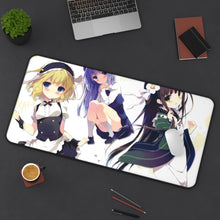 Load image into Gallery viewer, Is The Order A Rabbit? Mouse Pad (Desk Mat) On Desk
