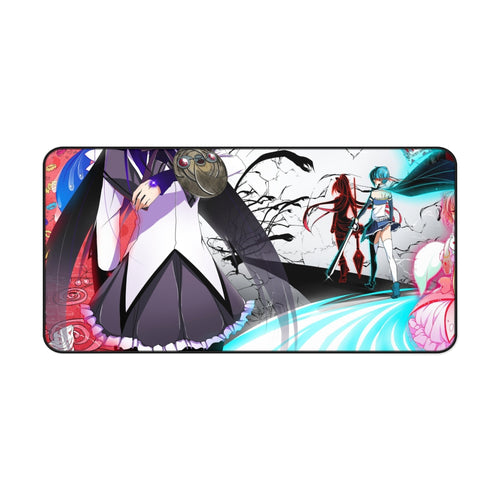 Puella Magi Madoka Magica Homura Akemi, Madoka Kaname, Sayaka Miki, Mami Tomoe, Kyuubey Mouse Pad (Desk Mat)