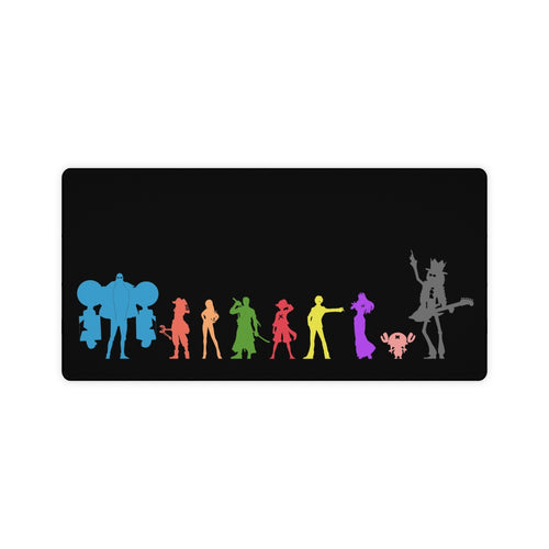 The straw hats in the darkness Mouse Pad (Desk Mat)