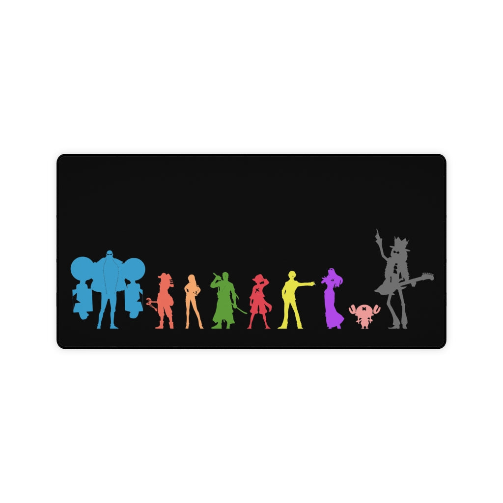 The straw hats in the darkness Mouse Pad (Desk Mat)