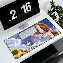 Load image into Gallery viewer, Magical Girl Lyrical Nanoha Mouse Pad (Desk Mat) With Laptop
