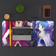 Load image into Gallery viewer, Puella Magi Madoka Magica Sayaka Miki Mouse Pad (Desk Mat) With Laptop
