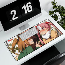 Load image into Gallery viewer, Anime Girl Mouse Pad (Desk Mat) With Laptop
