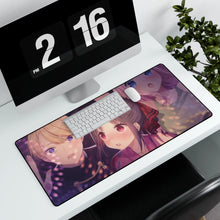 Load image into Gallery viewer, Kaguya-sama: Love is War Kaguya Shinomiya, Chika Fujiwara, Miyuki Shirogane Mouse Pad (Desk Mat) With Laptop
