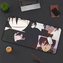 Load image into Gallery viewer, Darker Than Black Hei Mouse Pad (Desk Mat) On Desk
