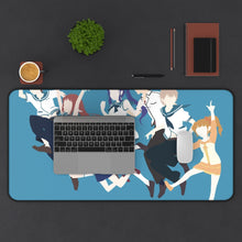 Load image into Gallery viewer, Nagi No Asukara Mouse Pad (Desk Mat) With Laptop
