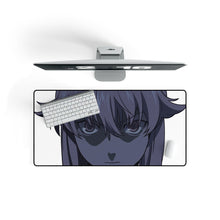 Load image into Gallery viewer, Mirai Nikki Yuno Gasai Mouse Pad (Desk Mat) On Desk
