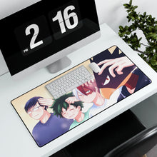 Load image into Gallery viewer, My Hero Academia Izuku Midoriya, Tenya Iida Mouse Pad (Desk Mat) With Laptop
