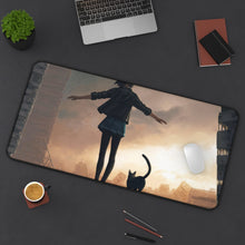 Load image into Gallery viewer, Anime Post Apocalyptic Mouse Pad (Desk Mat) On Desk
