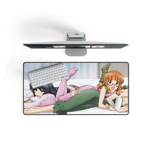 Load image into Gallery viewer, Girls und Panzer Mouse Pad (Desk Mat) On Desk
