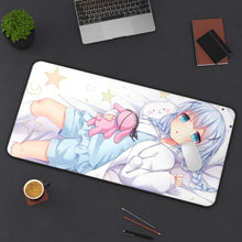 Load image into Gallery viewer, Is The Order A Rabbit? Mouse Pad (Desk Mat) On Desk
