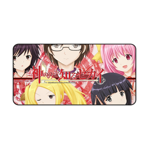The World God Only Knows Keima Katsuragi, Elucia De Lute Ima, Shiori Shiomiya, Kanon Nakagawa, Ayumi Takahara Mouse Pad (Desk Mat)