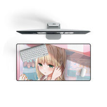 Load image into Gallery viewer, Anime Girl Mouse Pad (Desk Mat) On Desk
