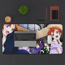 Load image into Gallery viewer, Love Live! Kotori Minami, Honoka Kousaka, Rin Hoshizora, Eri Ayase, Hanayo Koizumi Mouse Pad (Desk Mat) With Laptop
