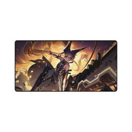 Sci-Fi Mecha Girl Warrior Anime Mouse Pad (Desk Mat)