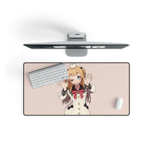 Load image into Gallery viewer, Anime Girl Mouse Pad (Desk Mat) On Desk
