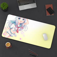 Load image into Gallery viewer, EroManga-Sensei Mouse Pad (Desk Mat) On Desk
