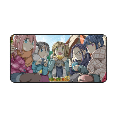 Laid-Back Camp by Mouse Pad (Desk Mat)
