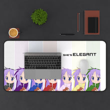 Load image into Gallery viewer, Lucky Star Kagami Hiiragi Mouse Pad (Desk Mat) With Laptop
