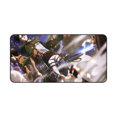 Eren Yeager and Levi Ackerman Mouse Pad (Desk Mat)