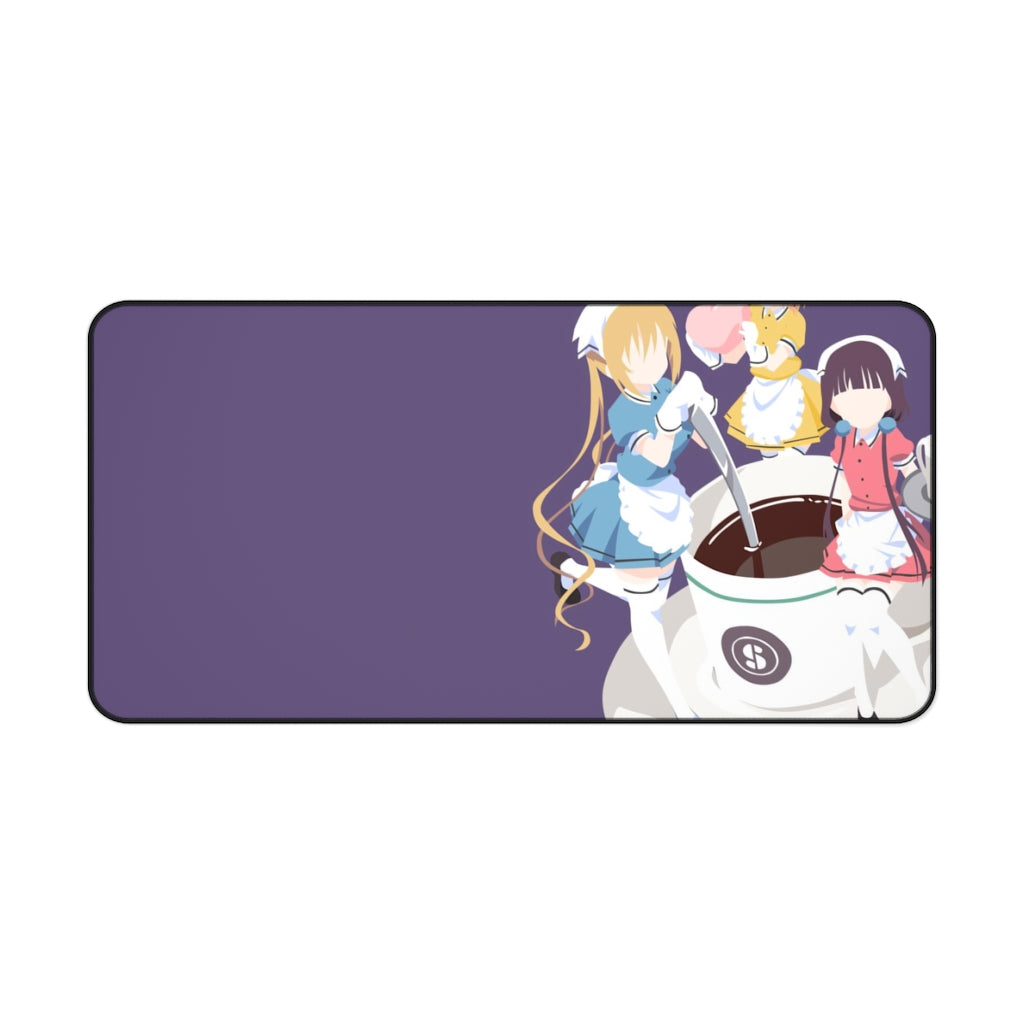 Blend S Maika Sakuranomiya, Kaho Hinata, Mafuyu Hoshikawa Mouse Pad (Desk Mat)