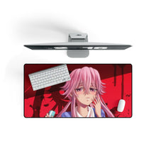 Load image into Gallery viewer, Yuno Gasai Mouse Pad (Desk Mat) On Desk
