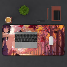 Load image into Gallery viewer, Eru Chitanda  Smile Mouse Pad (Desk Mat) With Laptop
