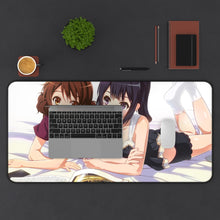 Load image into Gallery viewer, Sound! Euphonium Kumiko Oumae, Reina Kousaka Mouse Pad (Desk Mat) With Laptop
