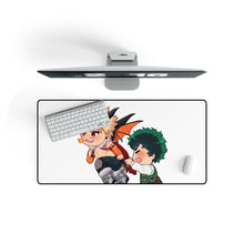 Load image into Gallery viewer, My Hero Academia Izuku Midoriya, Katsuki Bakugou Mouse Pad (Desk Mat) On Desk
