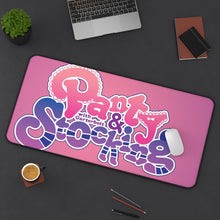 Load image into Gallery viewer, Panty &amp; Stocking with Garterbelt Panty Stocking With Garterbelt Mouse Pad (Desk Mat) On Desk
