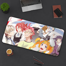 Load image into Gallery viewer, Kiznaiver Chidori Takashiro, Katsuhira Agata, Niko Niiyama, Yoshiharu Hisomu, Hajime Tenga Mouse Pad (Desk Mat) On Desk
