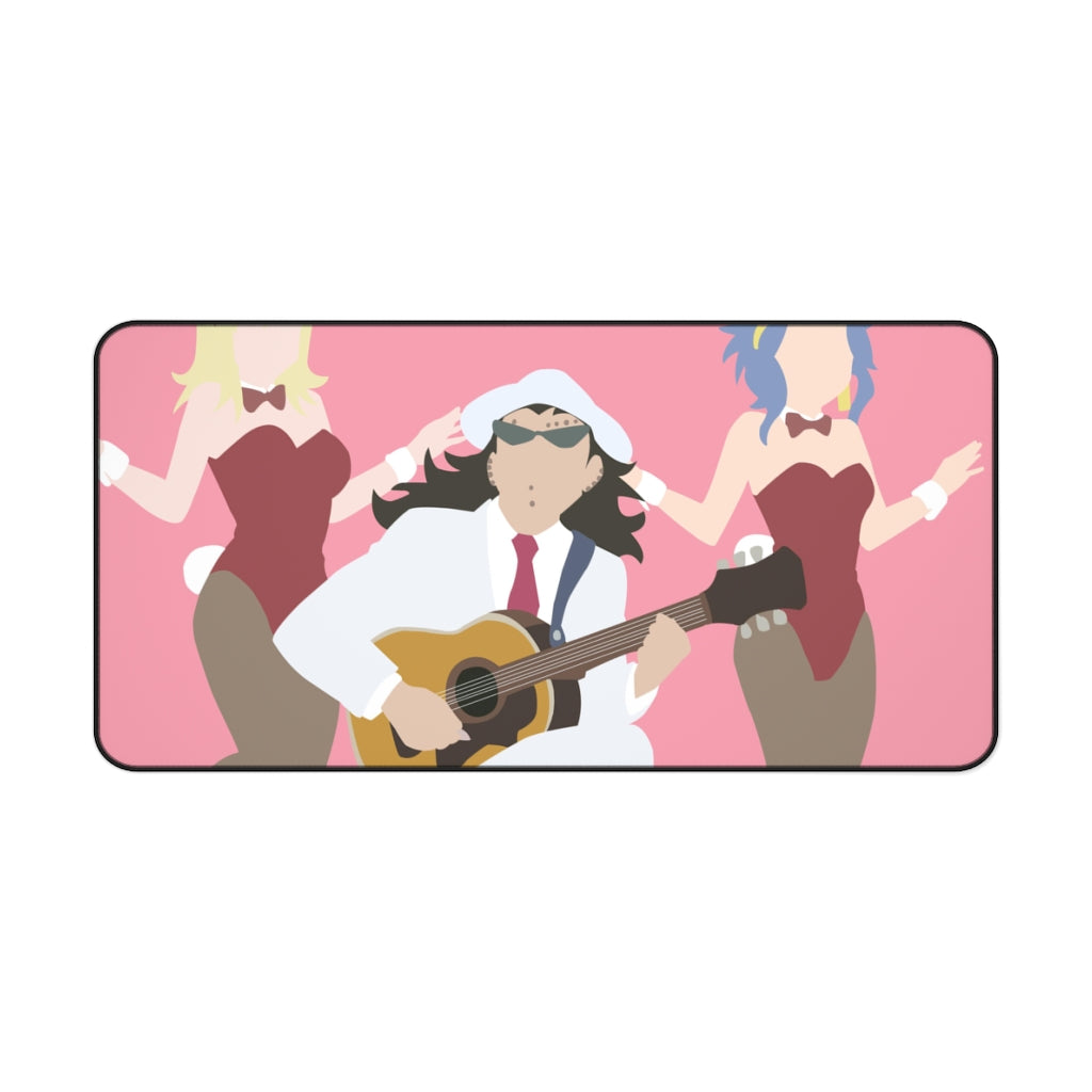 lucy, gajeel y levy fairy tail minimalist Mouse Pad (Desk Mat)