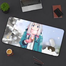 Load image into Gallery viewer, EroManga-Sensei Mouse Pad (Desk Mat) On Desk
