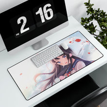 Load image into Gallery viewer, Anime Girl Mouse Pad (Desk Mat) With Laptop
